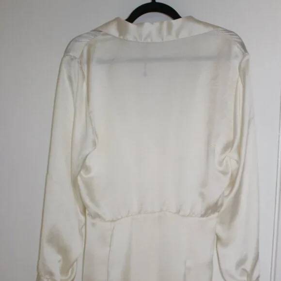 Zara Long Sleeve Satin Dress - Worn Once - Picture 5 of 5